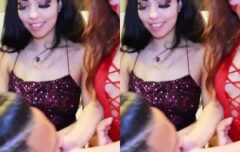 Moreninha safada e amiga fogosa dando o rabo para traficante em foda quente