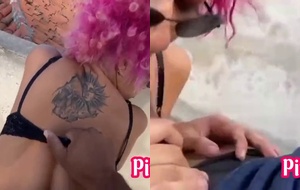 Ninfetinha safada fodeu com o seu cunhado ao ar livre