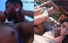 Casais safados trocam de parceiros e fazem swing no jardim com muito tesão