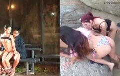 Milf exibicionista sacana fudendo em locais públicos e mostrando sua compilação mais quente