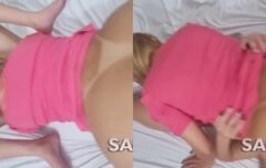 Moreninha e amiga fogosa fazendo ménage com sortudo e gozando muito