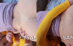 Ninfeta safada transando com amiga e o namorado dela em uma suruba quente