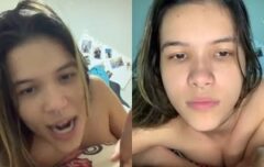 Novinha gulosa chupando com vontade e engolindo tudo até o último gozo
