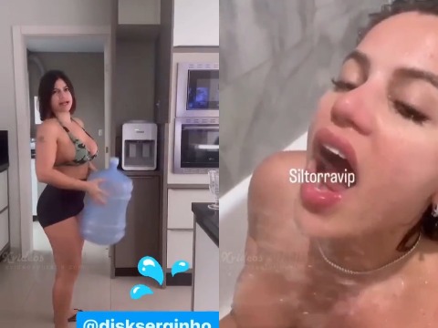 Peituda morena brasileira safada caiu na net